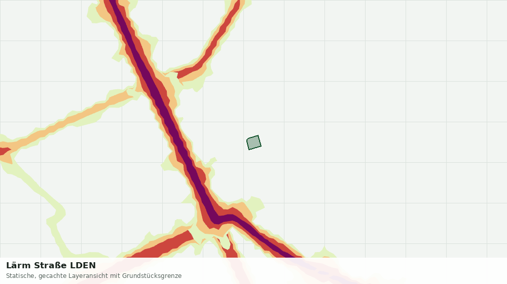 Statische Kartenansicht: Lärm Straße LDEN
