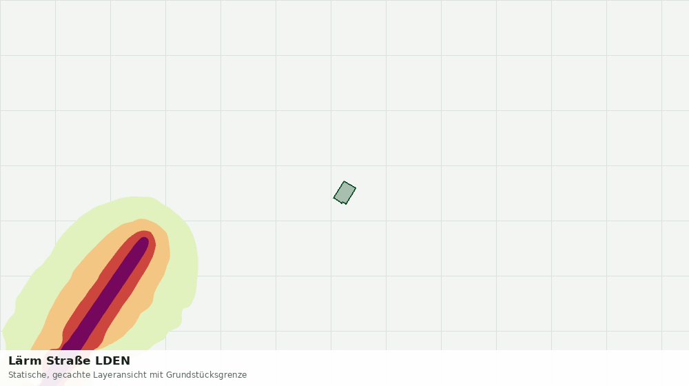 Statische Kartenansicht: Lärm Straße LDEN