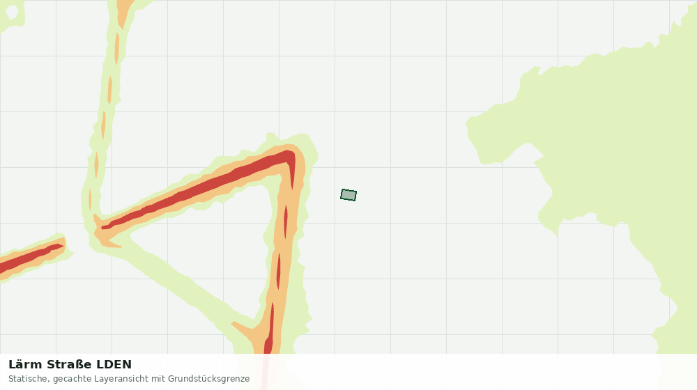 Statische Kartenansicht: Lärm Straße LDEN