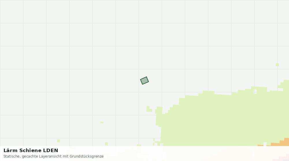 Statische Kartenansicht: Lärm Schiene LDEN