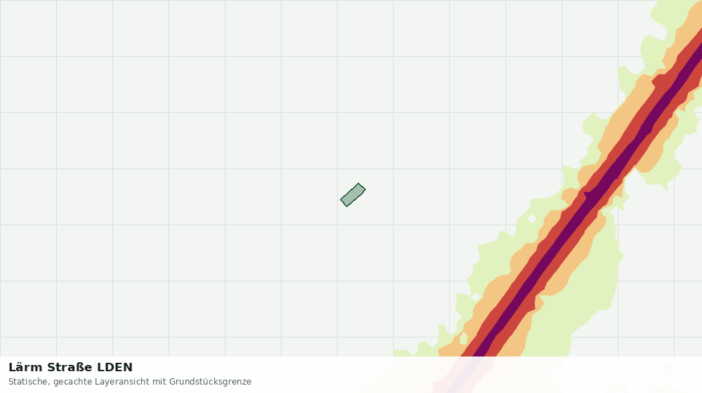 Statische Kartenansicht: Lärm Straße LDEN