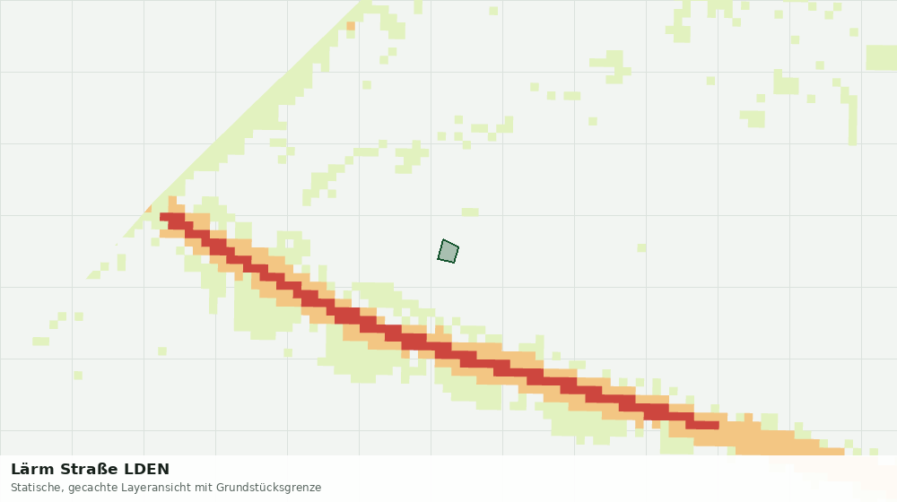 Statische Kartenansicht: Lärm Straße LDEN