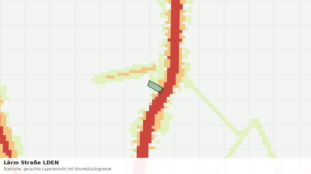 Statische Kartenansicht: Lärm Straße LDEN