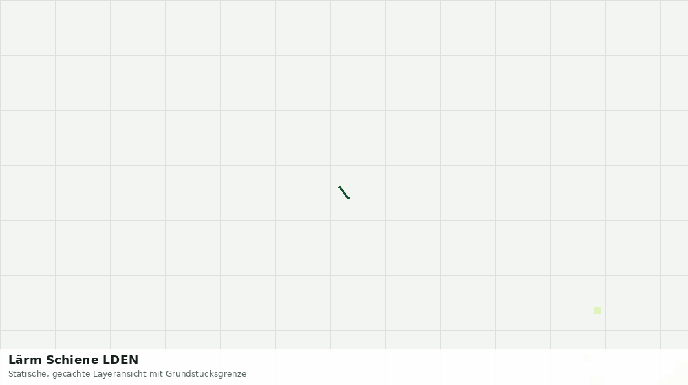 Statische Kartenansicht: Lärm Schiene LDEN