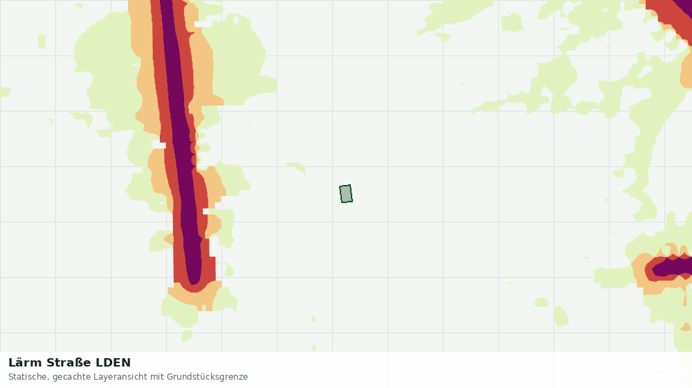 Statische Kartenansicht: Lärm Straße LDEN