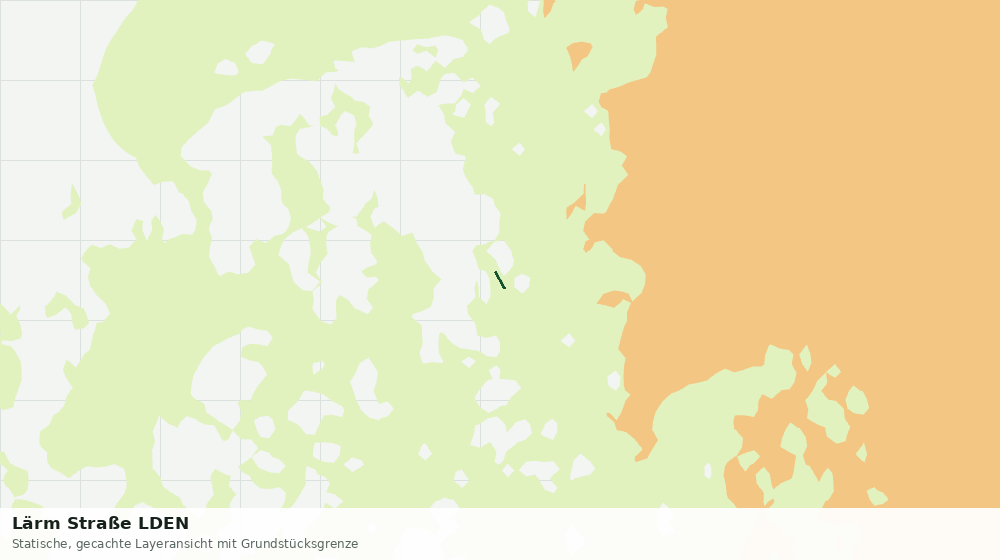 Statische Kartenansicht: Lärm Straße LDEN