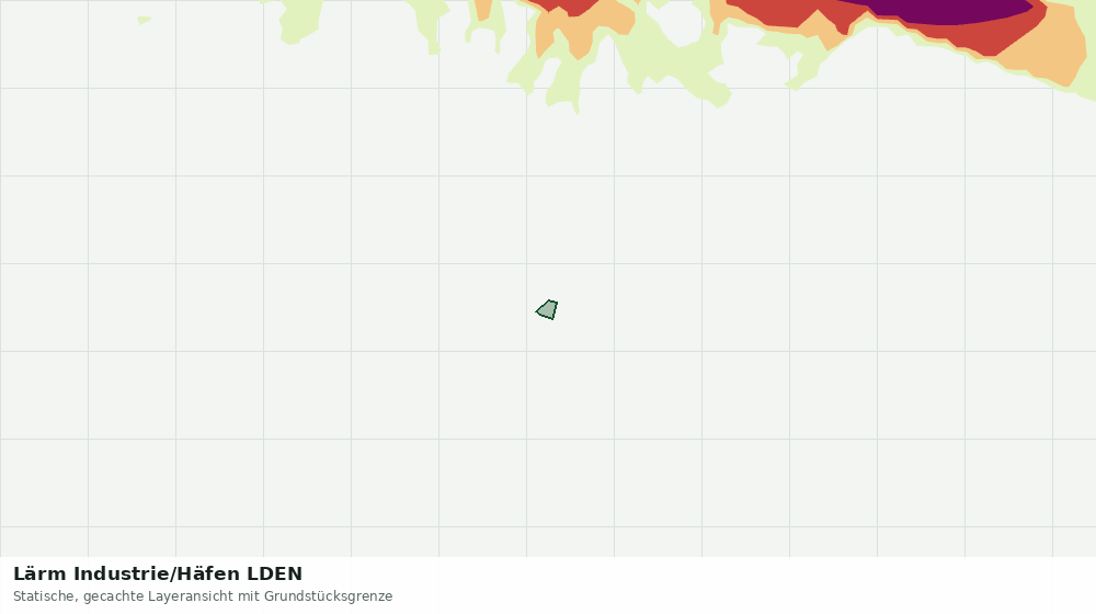 Statische Kartenansicht: Lärm Industrie/Häfen LDEN