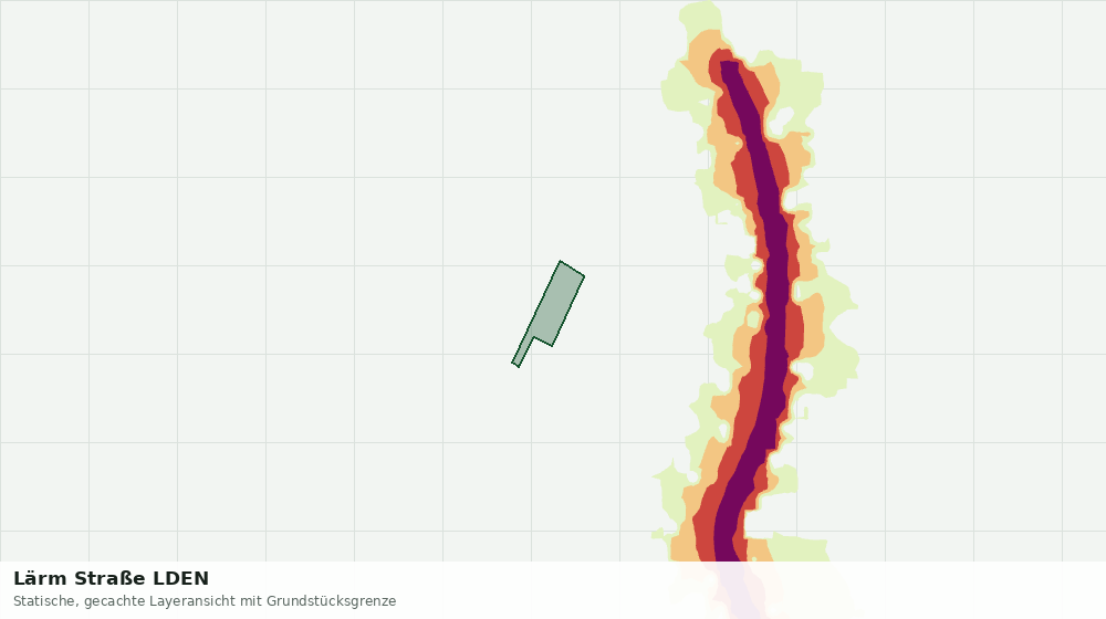 Statische Kartenansicht: Lärm Straße LDEN