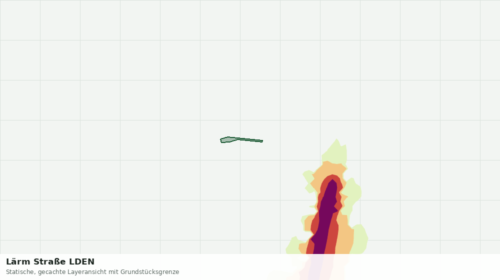 Statische Kartenansicht: Lärm Straße LDEN
