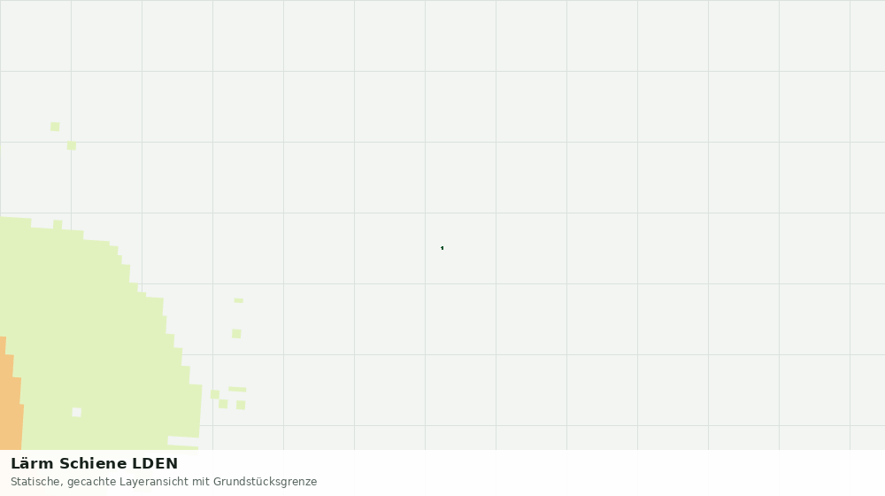 Statische Kartenansicht: Lärm Schiene LDEN