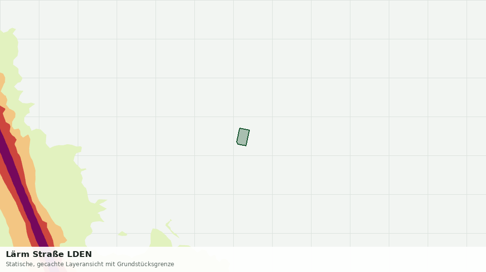 Statische Kartenansicht: Lärm Straße LDEN