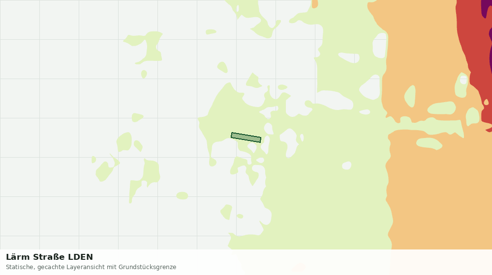 Statische Kartenansicht: Lärm Straße LDEN