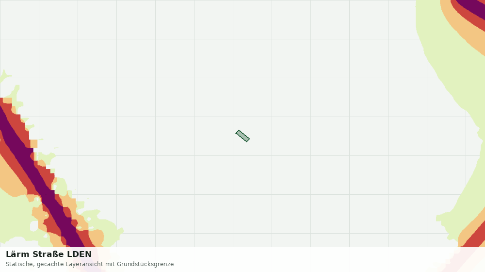 Statische Kartenansicht: Lärm Straße LDEN