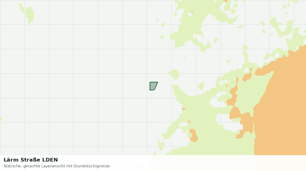 Statische Kartenansicht: Lärm Straße LDEN