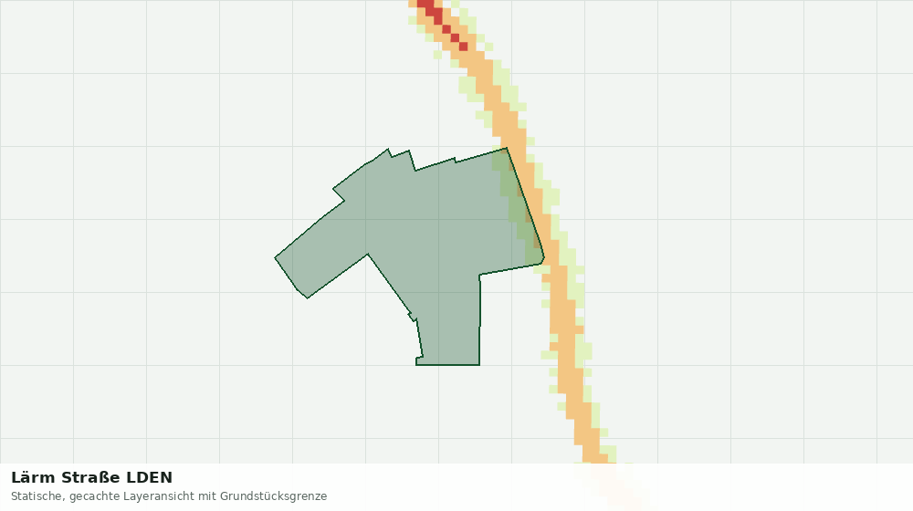Statische Kartenansicht: Lärm Straße LDEN