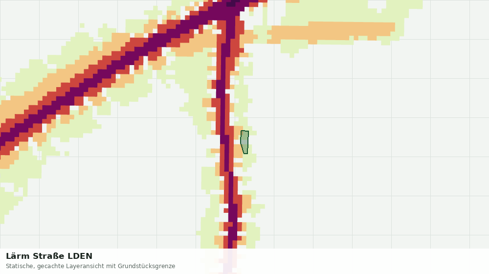 Statische Kartenansicht: Lärm Straße LDEN