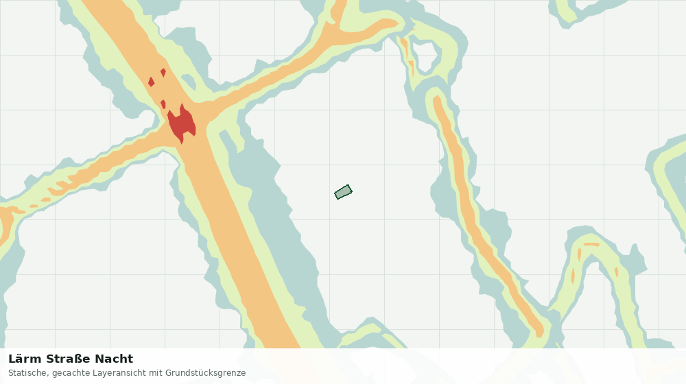 Statische Kartenansicht: Lärm Straße Nacht