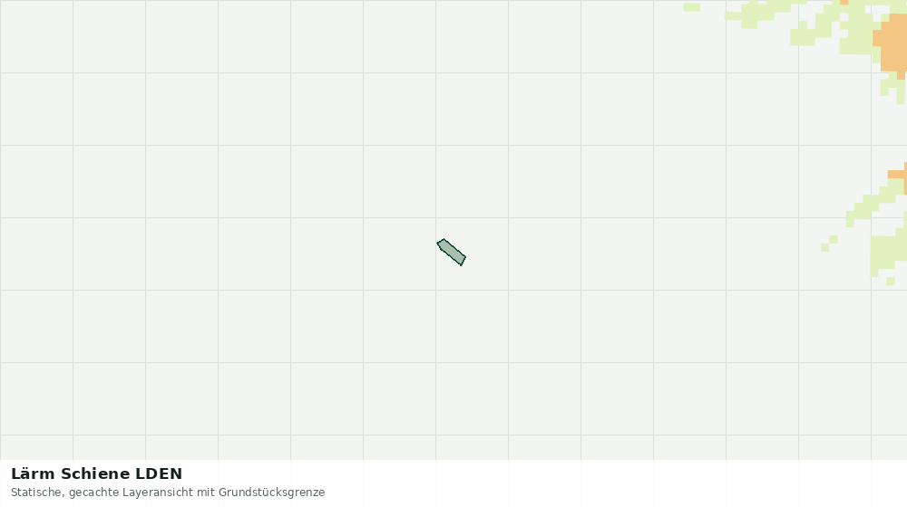 Statische Kartenansicht: Lärm Schiene LDEN