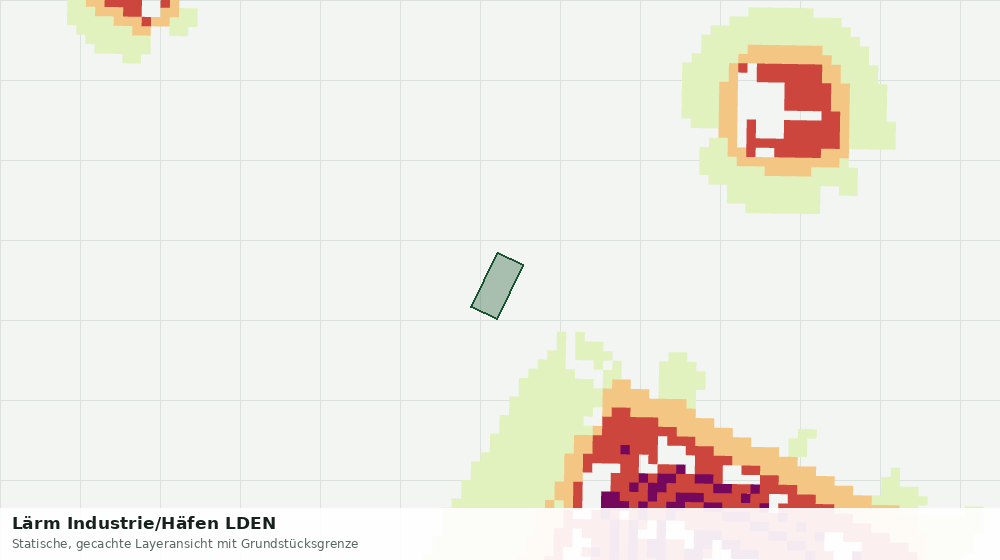 Statische Kartenansicht: Lärm Industrie/Häfen LDEN
