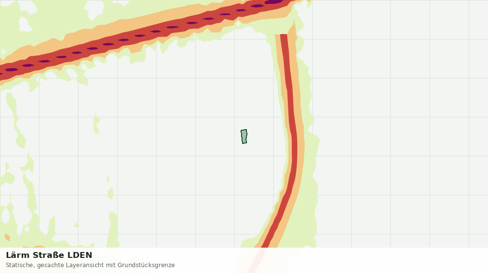 Statische Kartenansicht: Lärm Straße LDEN