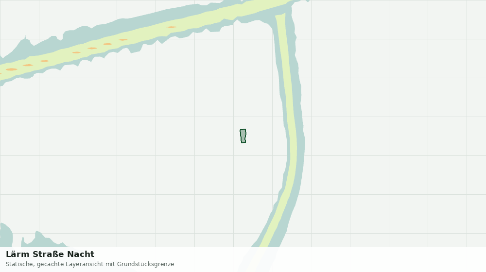 Statische Kartenansicht: Lärm Straße Nacht