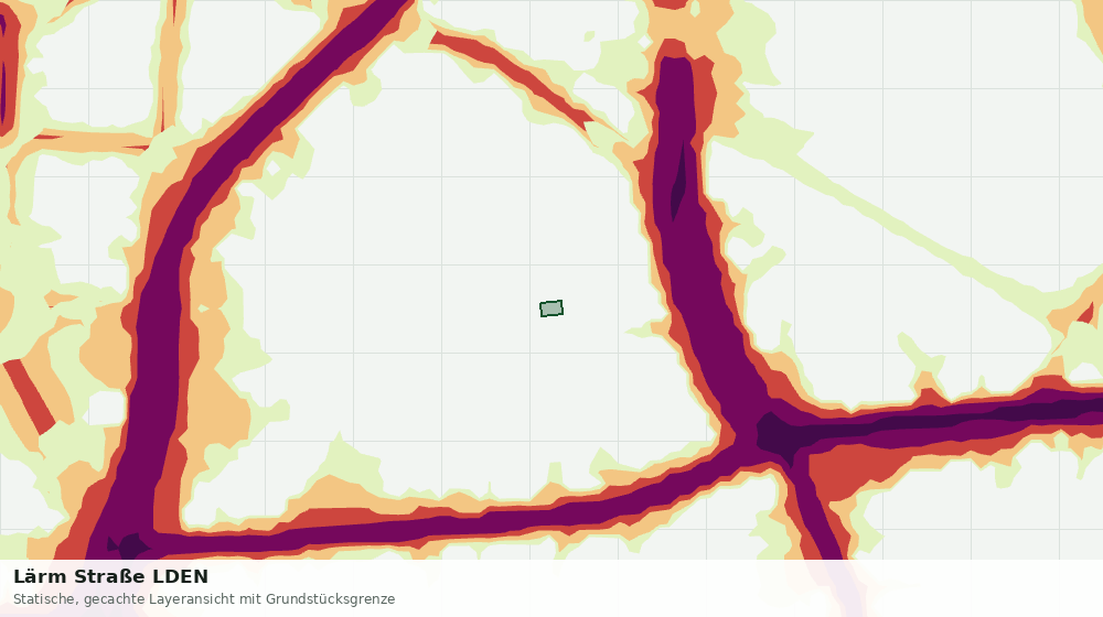 Statische Kartenansicht: Lärm Straße LDEN