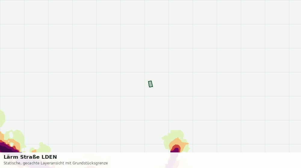 Statische Kartenansicht: Lärm Straße LDEN