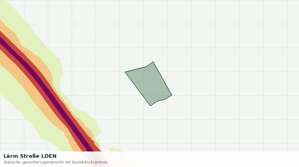 Statische Kartenansicht: Lärm Straße LDEN
