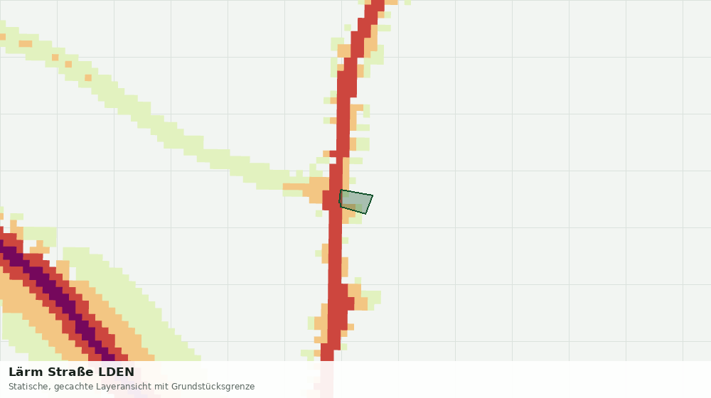 Statische Kartenansicht: Lärm Straße LDEN