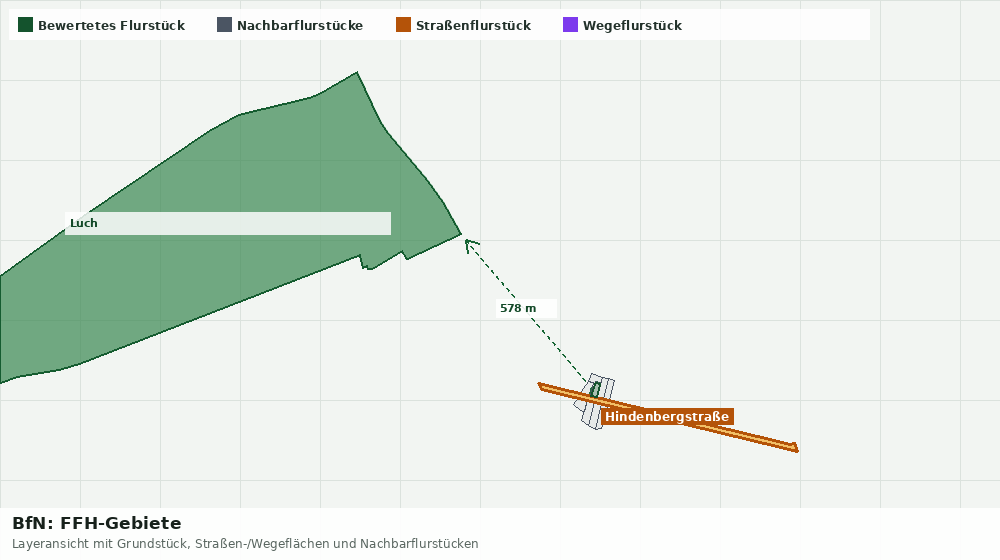 Statische Kartenansicht: BfN: FFH-Gebiete