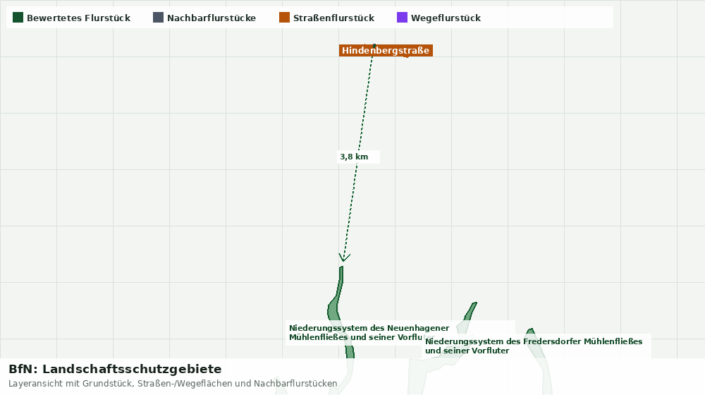 Statische Kartenansicht: BfN: Landschaftsschutzgebiete
