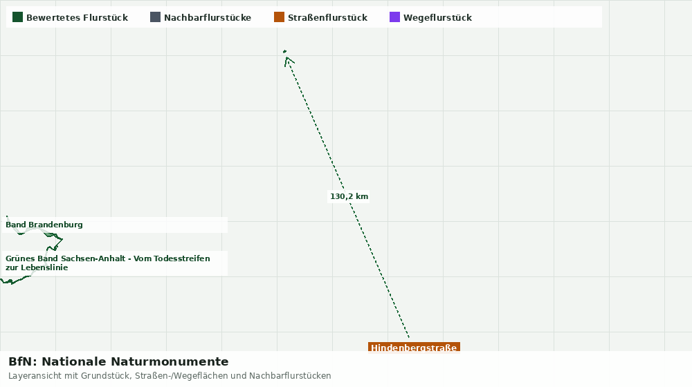 Statische Kartenansicht: BfN: Nationale Naturmonumente