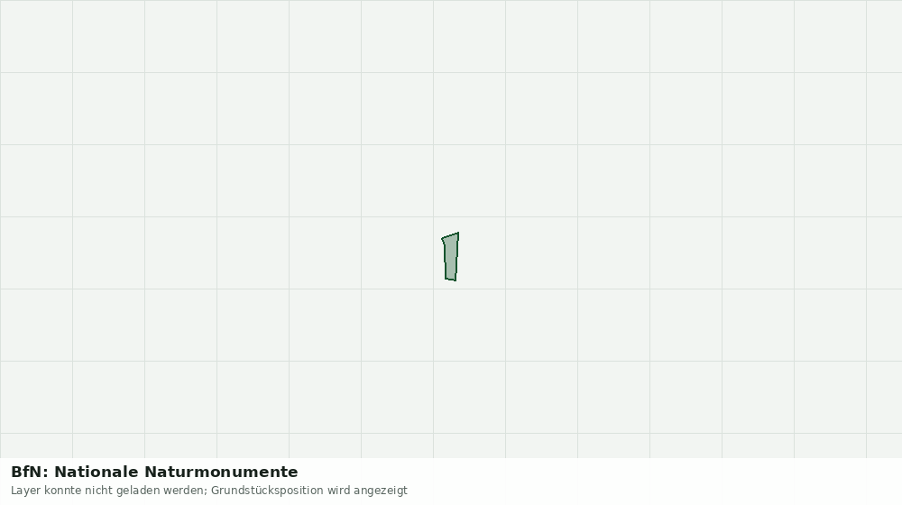 Statische Kartenansicht: BfN: Nationale Naturmonumente