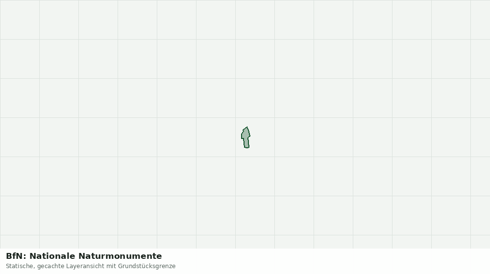 Statische Kartenansicht: BfN: Nationale Naturmonumente