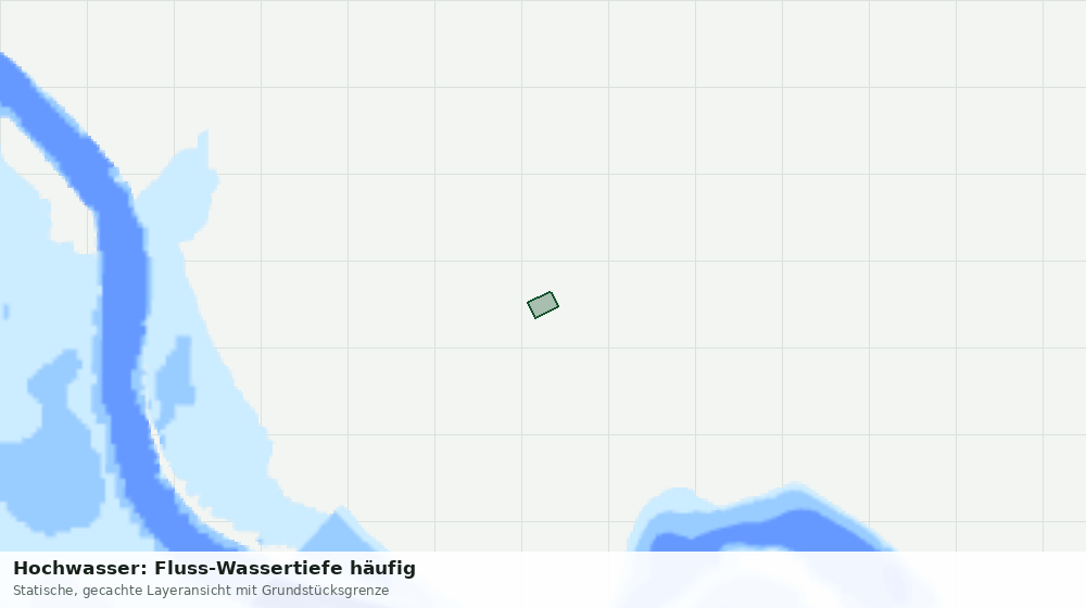 Statische Kartenansicht: Hochwasser: Fluss-Wassertiefe häufig