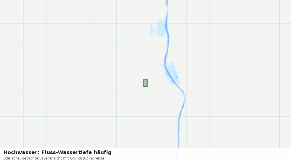 Statische Kartenansicht: Hochwasser: Fluss-Wassertiefe häufig