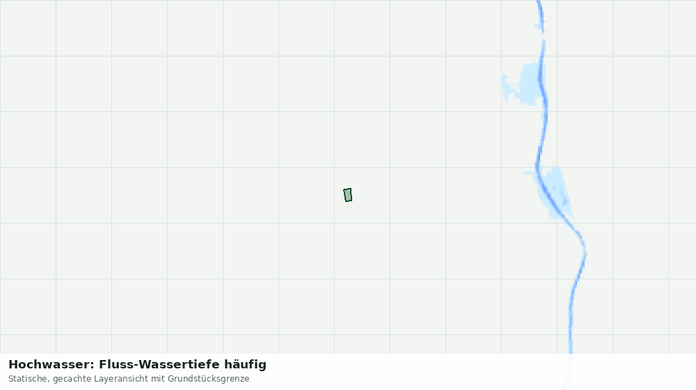 Statische Kartenansicht: Hochwasser: Fluss-Wassertiefe häufig
