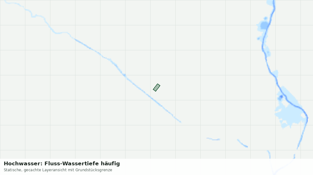 Statische Kartenansicht: Hochwasser: Fluss-Wassertiefe häufig