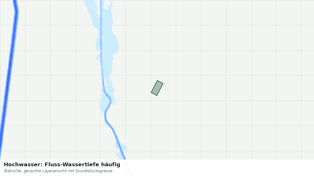 Statische Kartenansicht: Hochwasser: Fluss-Wassertiefe häufig