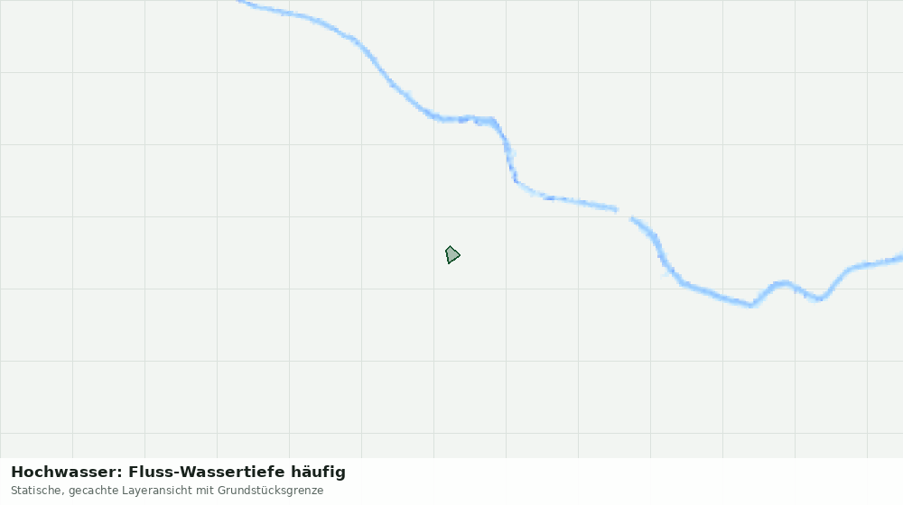 Statische Kartenansicht: Hochwasser: Fluss-Wassertiefe häufig