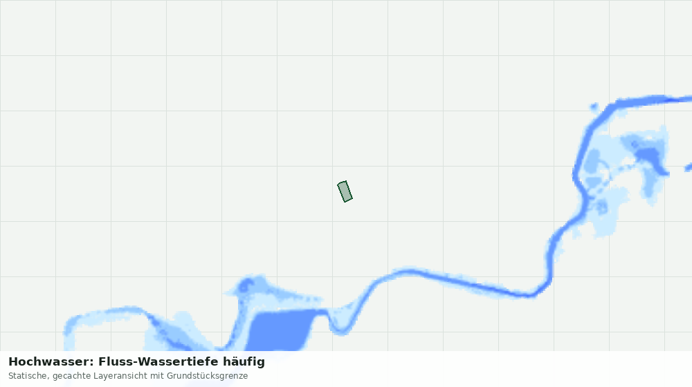 Statische Kartenansicht: Hochwasser: Fluss-Wassertiefe häufig