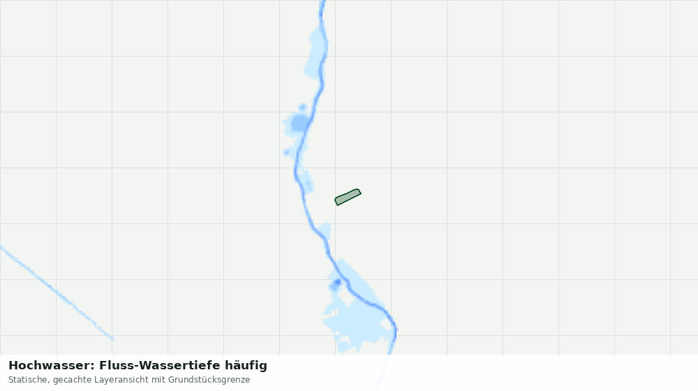 Statische Kartenansicht: Hochwasser: Fluss-Wassertiefe häufig