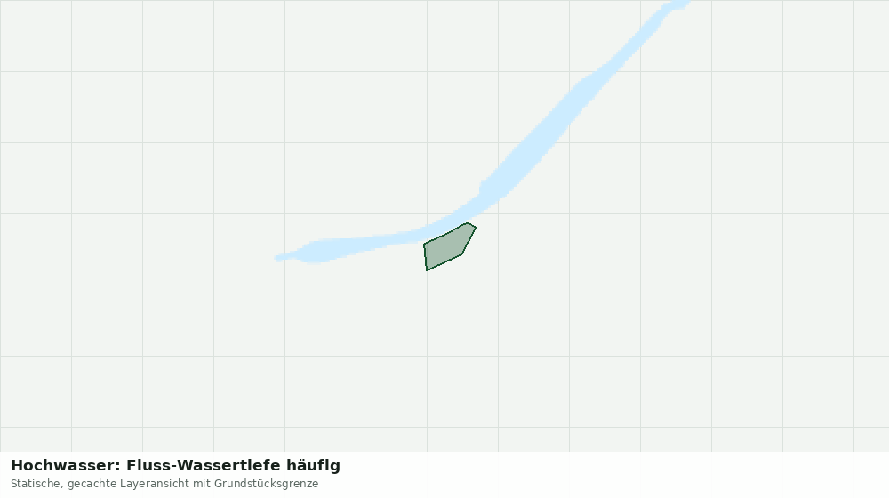Statische Kartenansicht: Hochwasser: Fluss-Wassertiefe häufig