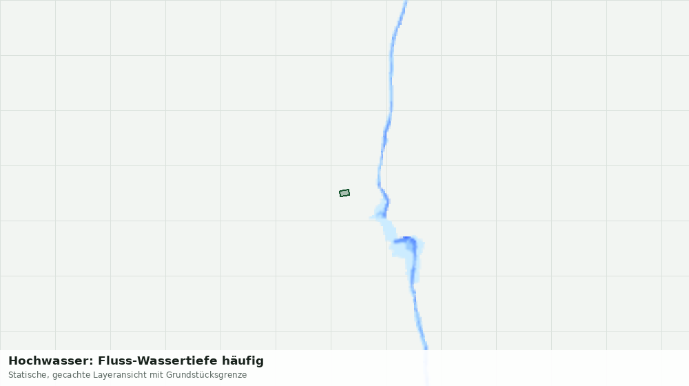 Statische Kartenansicht: Hochwasser: Fluss-Wassertiefe häufig