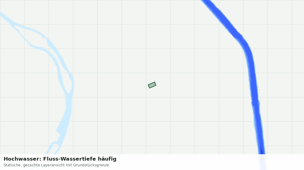 Statische Kartenansicht: Hochwasser: Fluss-Wassertiefe häufig