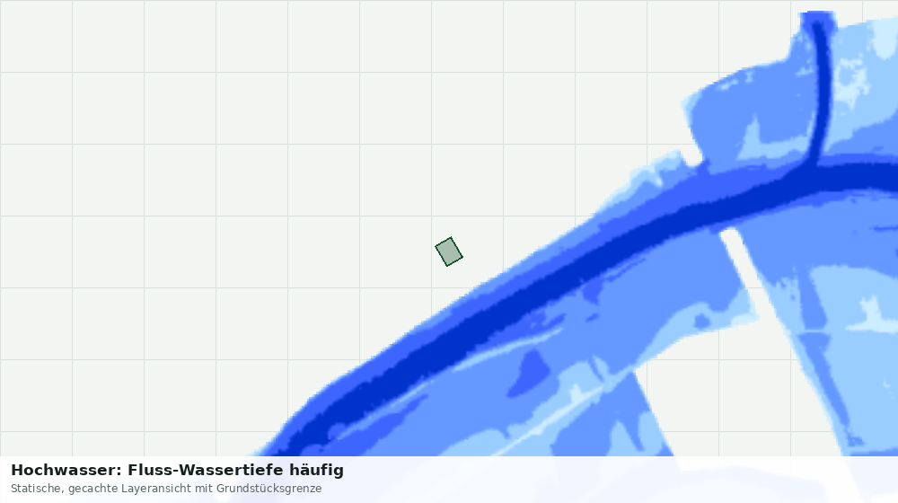 Statische Kartenansicht: Hochwasser: Fluss-Wassertiefe häufig