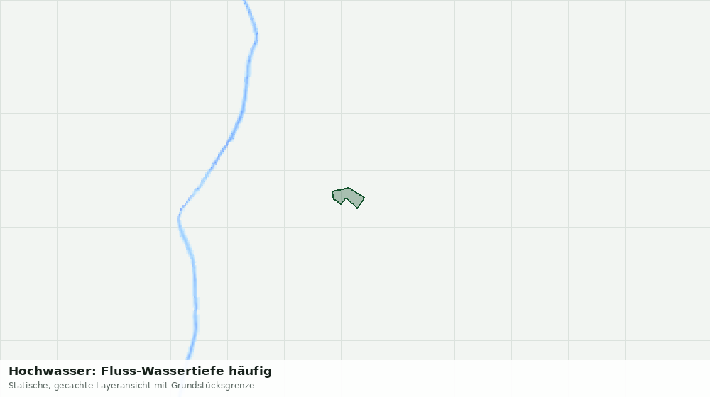 Statische Kartenansicht: Hochwasser: Fluss-Wassertiefe häufig