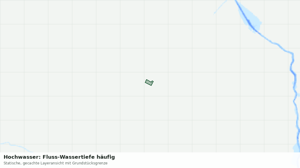 Statische Kartenansicht: Hochwasser: Fluss-Wassertiefe häufig
