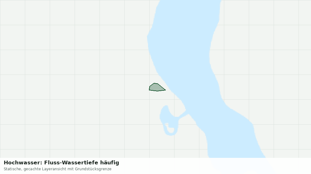 Statische Kartenansicht: Hochwasser: Fluss-Wassertiefe häufig
