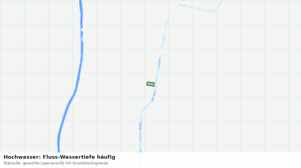 Statische Kartenansicht: Hochwasser: Fluss-Wassertiefe häufig